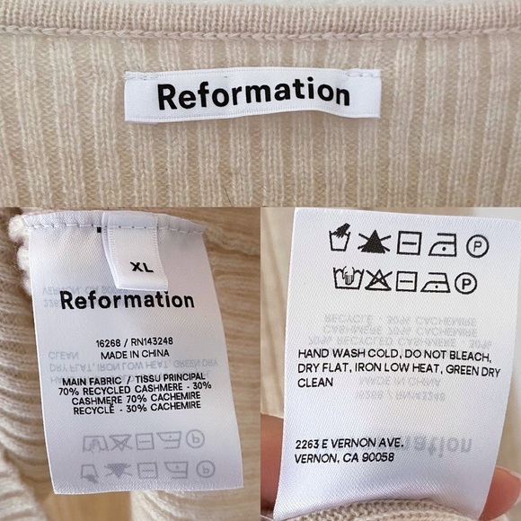 Reformation Basilica Sweater XL - Picture 5 of 11